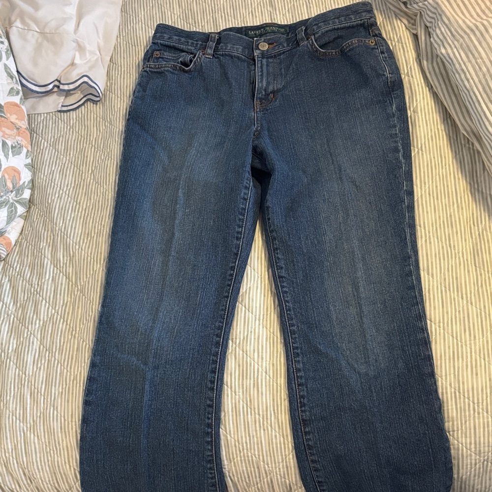 Ralph Lauren Dark Blue Straight Leg Jeans
